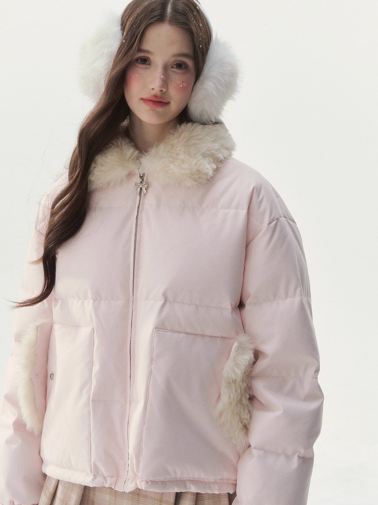 Original Pink Reversible Down Jacket