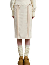 A-Line Heavy Pleated Bow Skirt - CHINASQUAD
