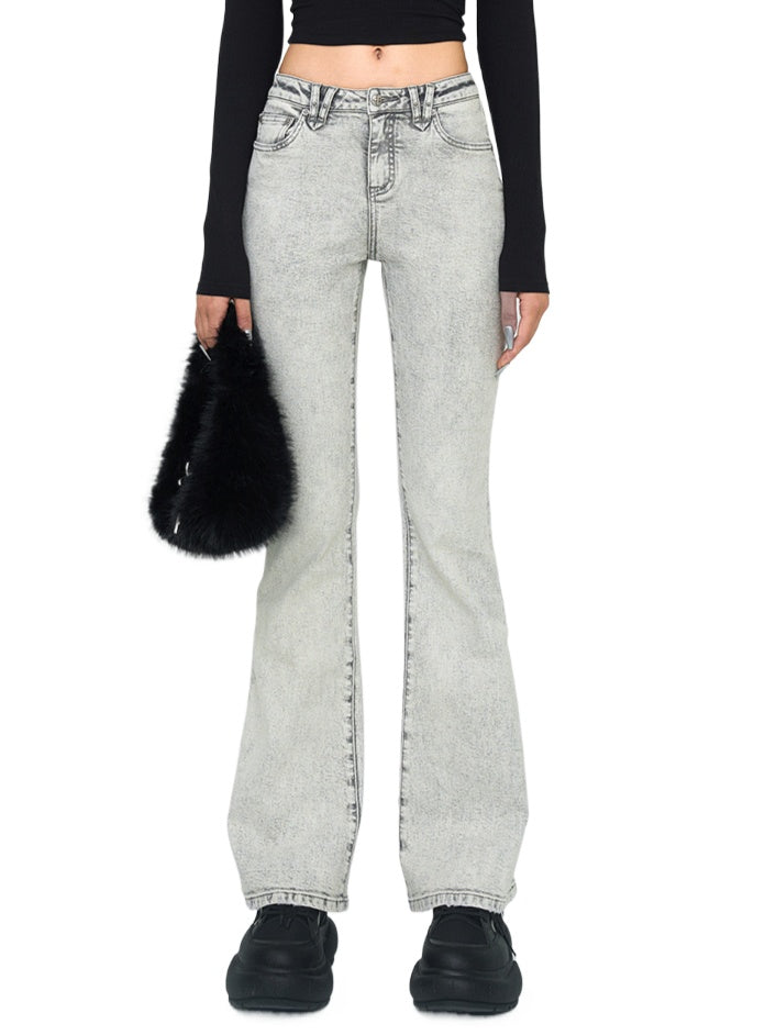 Mirage Elastic Flare Jeans - CHINASQUAD