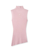 “Djembe Series” 100% Wool Asymmetric Hem Turtleneck T-shirt - CHINASQUAD