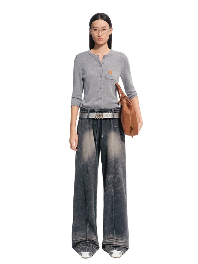 "Feria Series" Volcano Washed Loose Sweatpants - CHINASQUAD