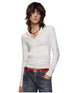 Asymmetrical Adjustable Hooded Ribbed T-shirt - CHINASQUAD