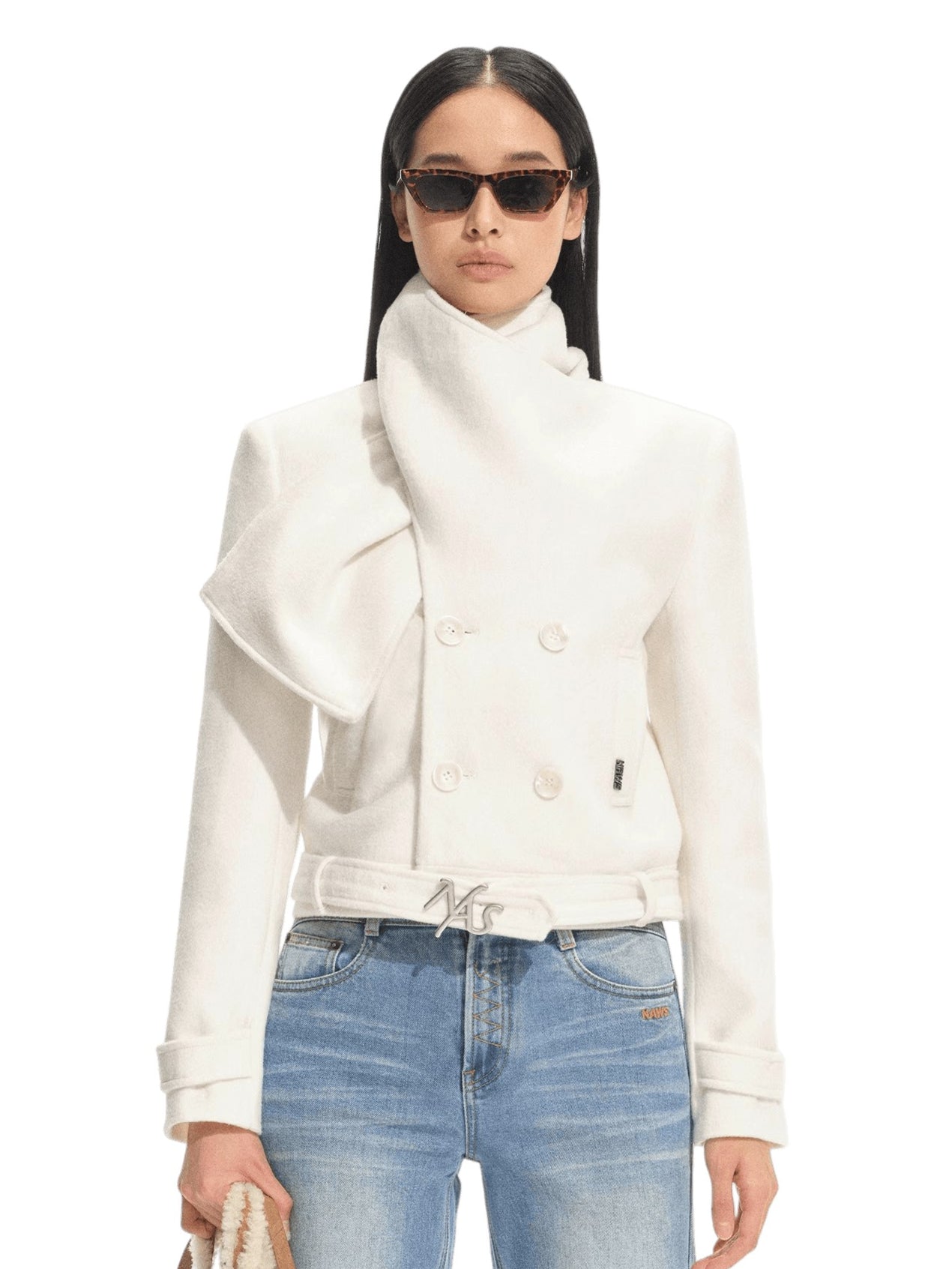 Rose Shawl Wool Short Jacket