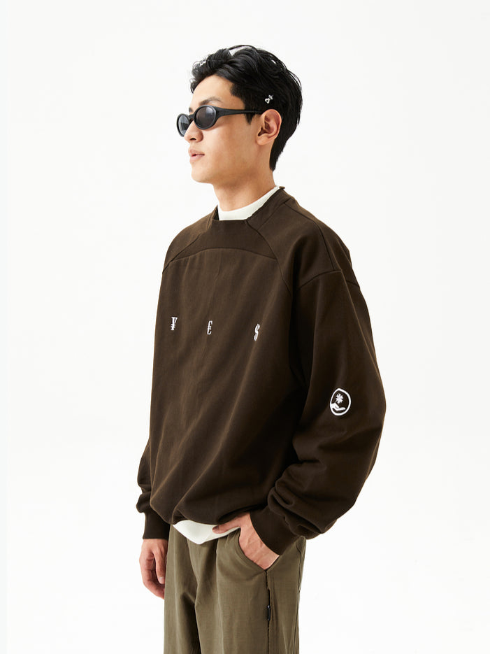 Sports Patchwork Collar Sweatshirt - CHINASQUAD