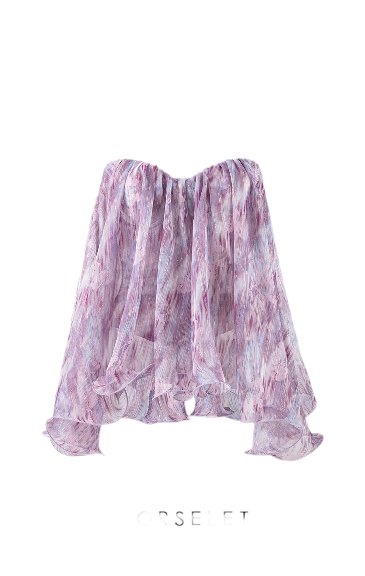 Amethyst Sheer Bustier Top