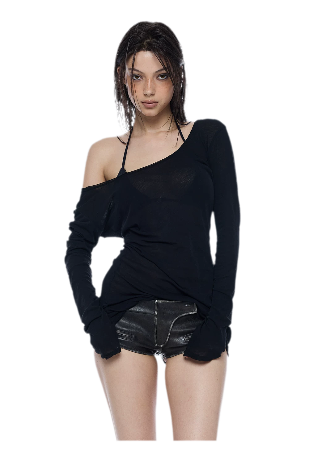 Sheer Off-Shoulder Top