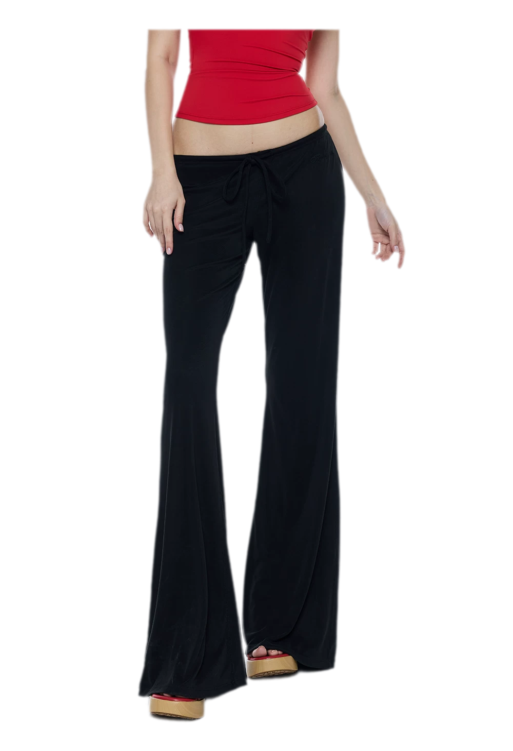 Low-Rise Flare Pants