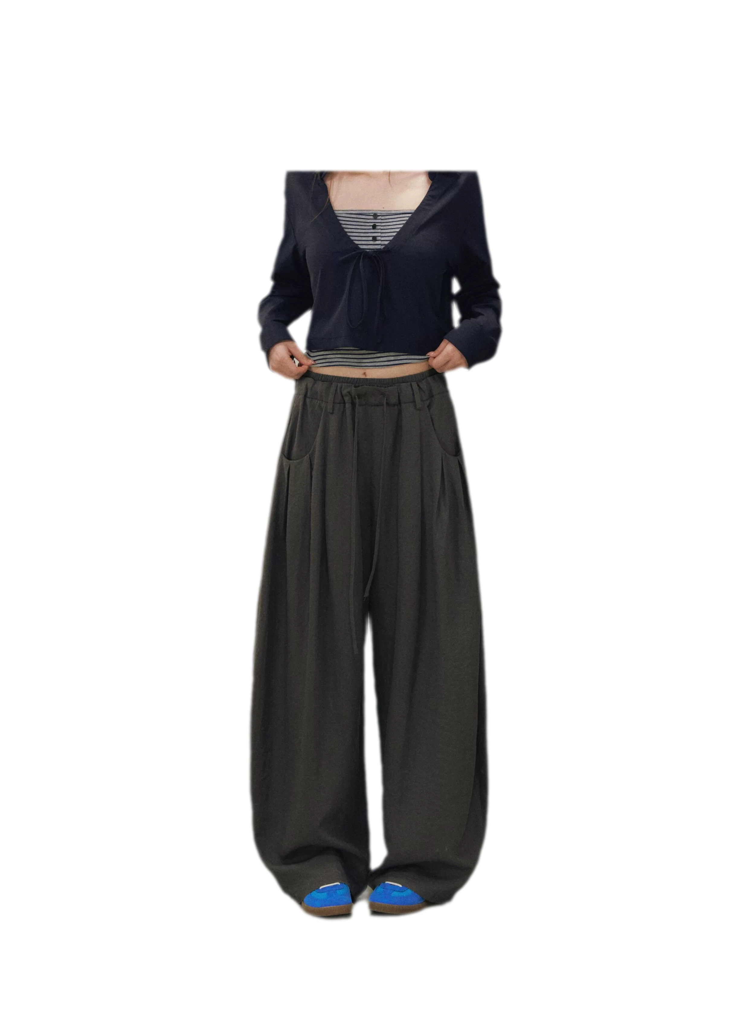 Drawstring Bubble Pants