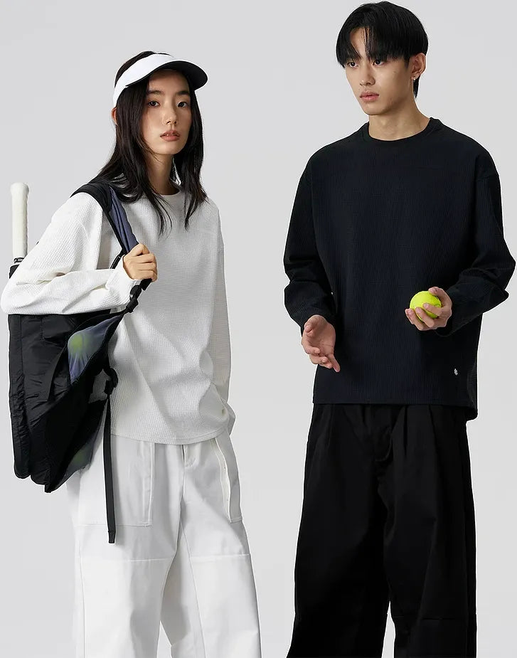 Sorona Waffle Long-Sleeve Top