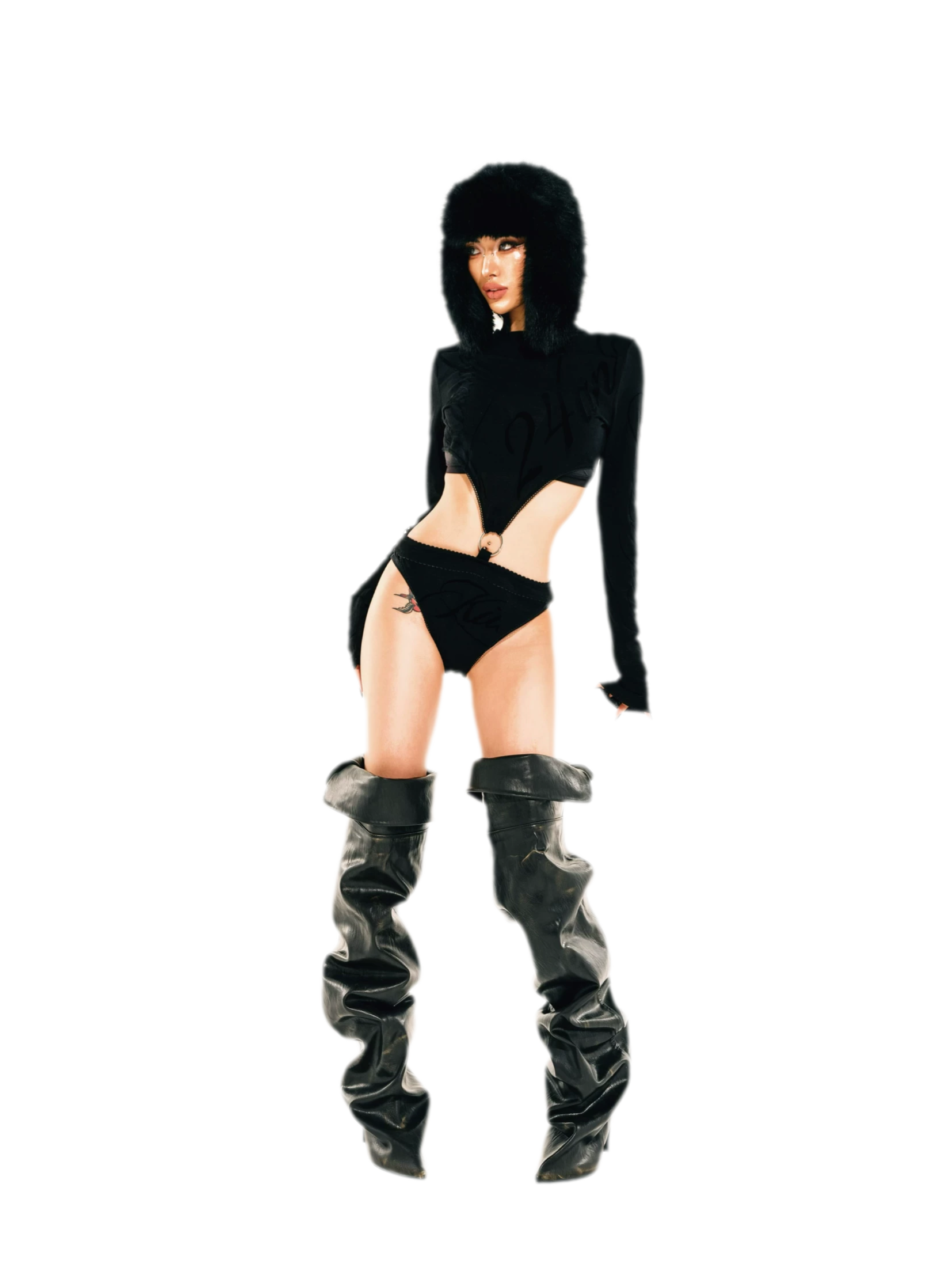 Pointed Toe Slouch Boots