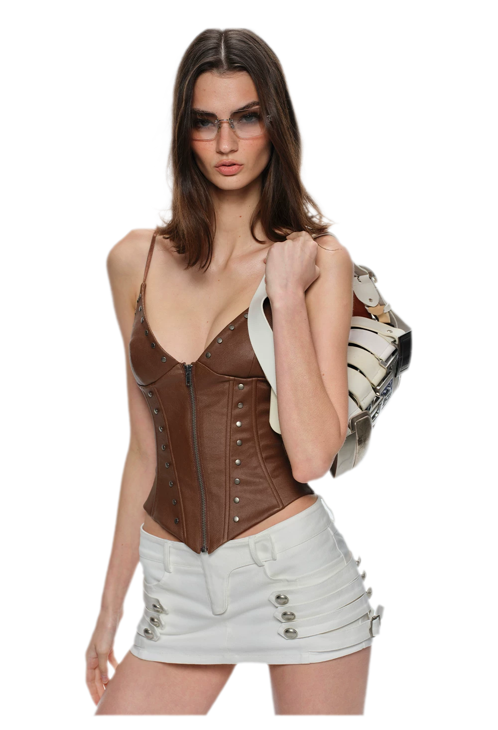 Cotton Utility Fitted Skort