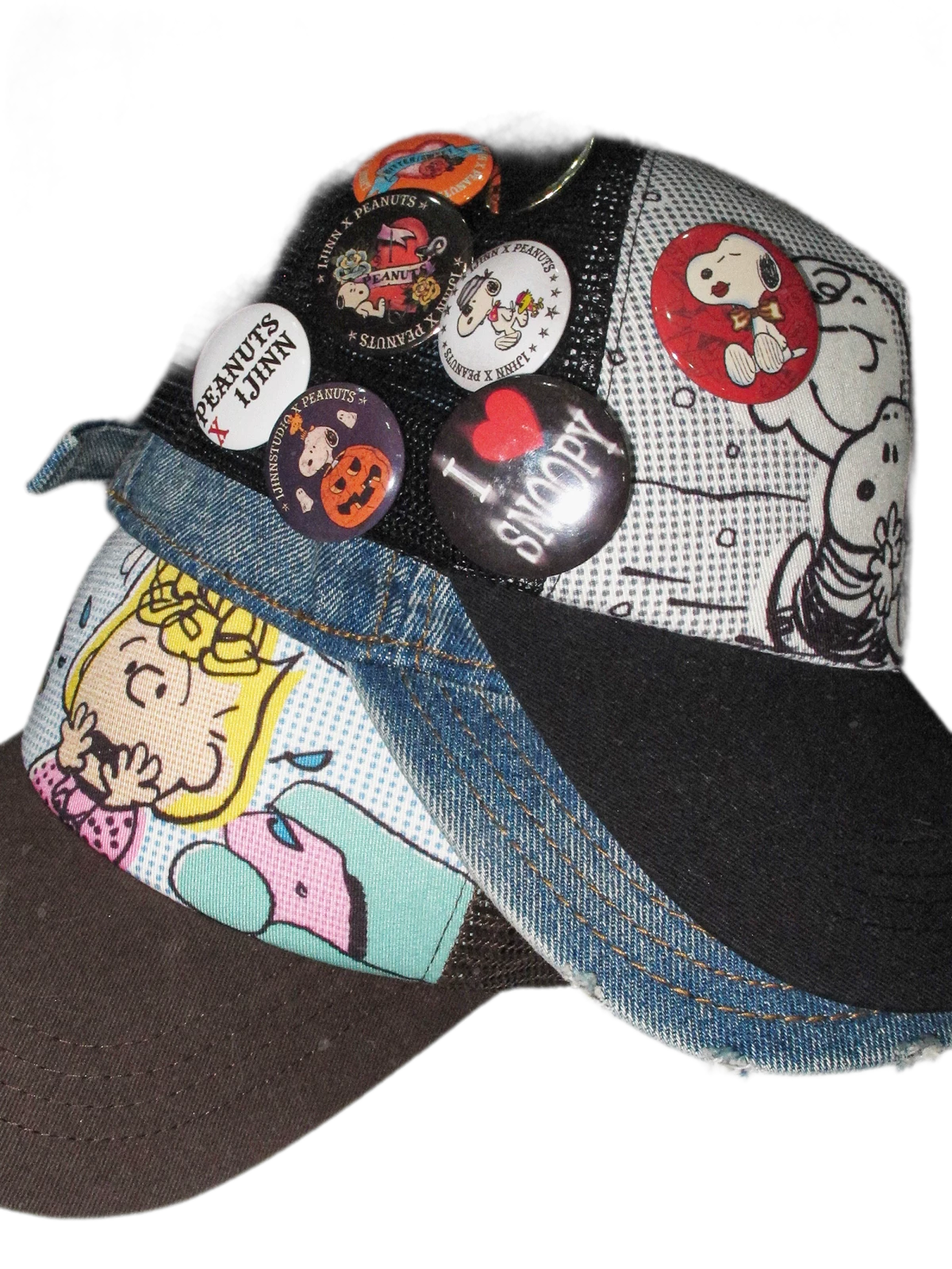 Trucker-Cap mit Kontrastpanels