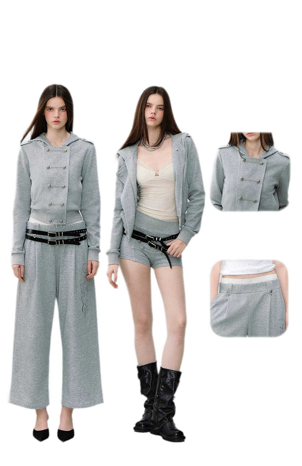Hooded Knit Set