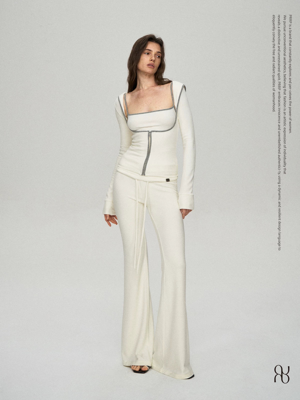 Soft Viscose Blend Three-Piece Set: Cardigan, Camisole &