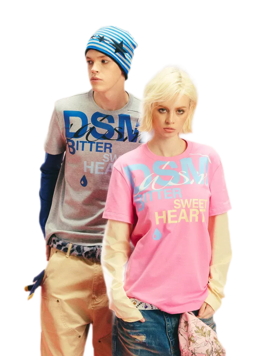 Compact Cotton Faux-Layer T-Shirt