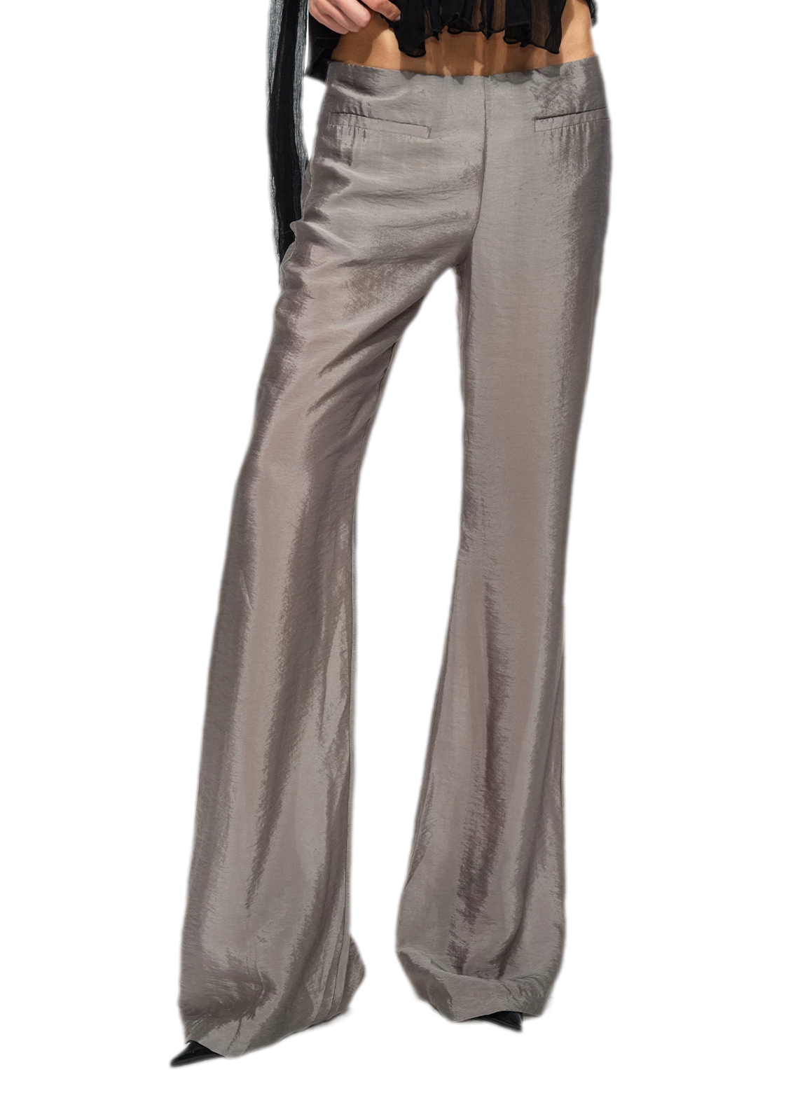 Silky Flared Lounge Pants