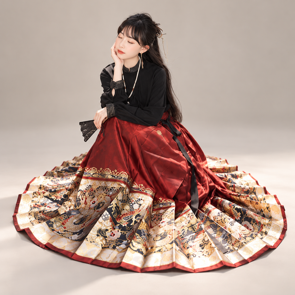 墨白·瑞龙启岁 Ink White Auspicious Dragon Brocade