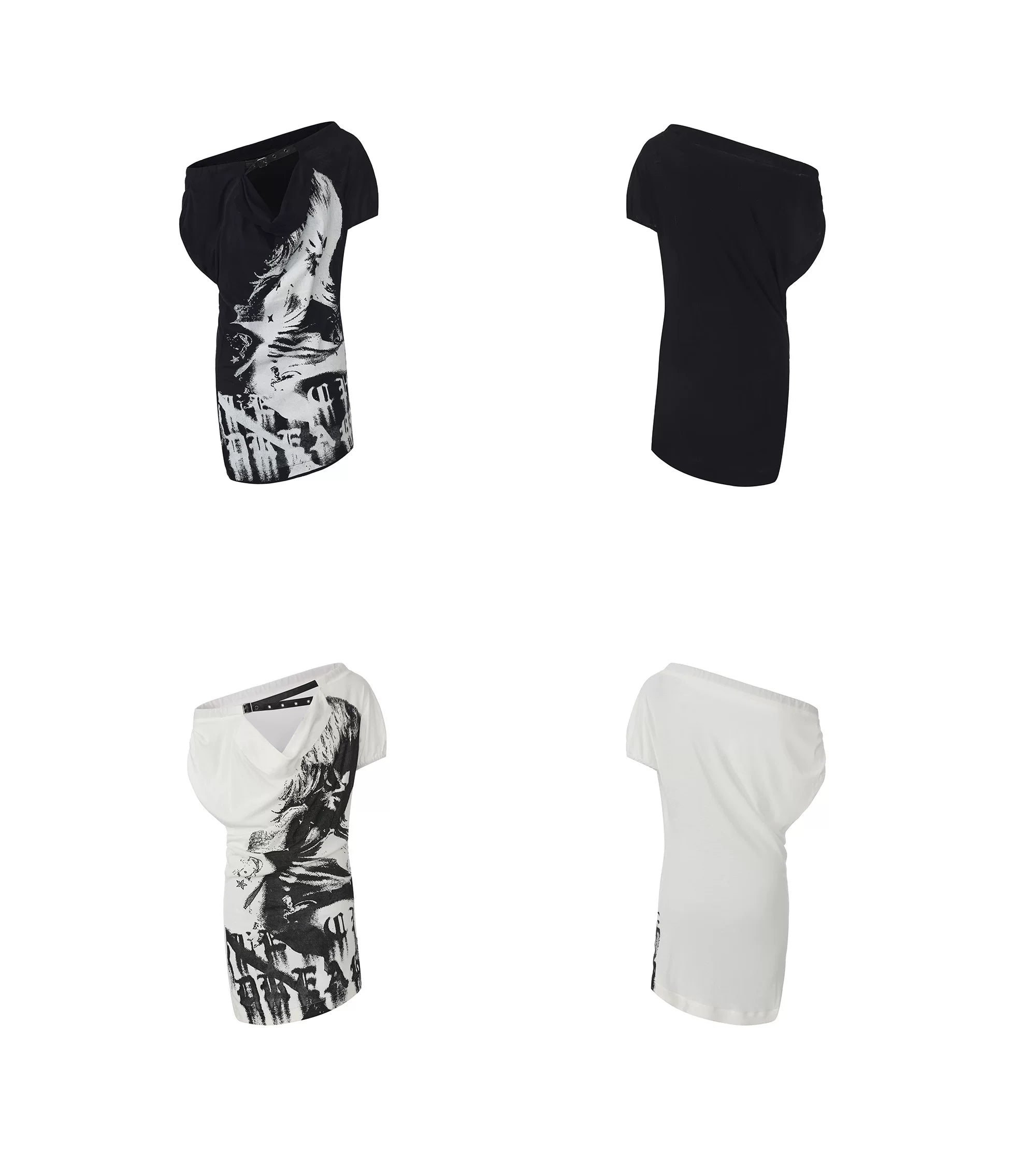 Asymmetric Off-Shoulder Dress