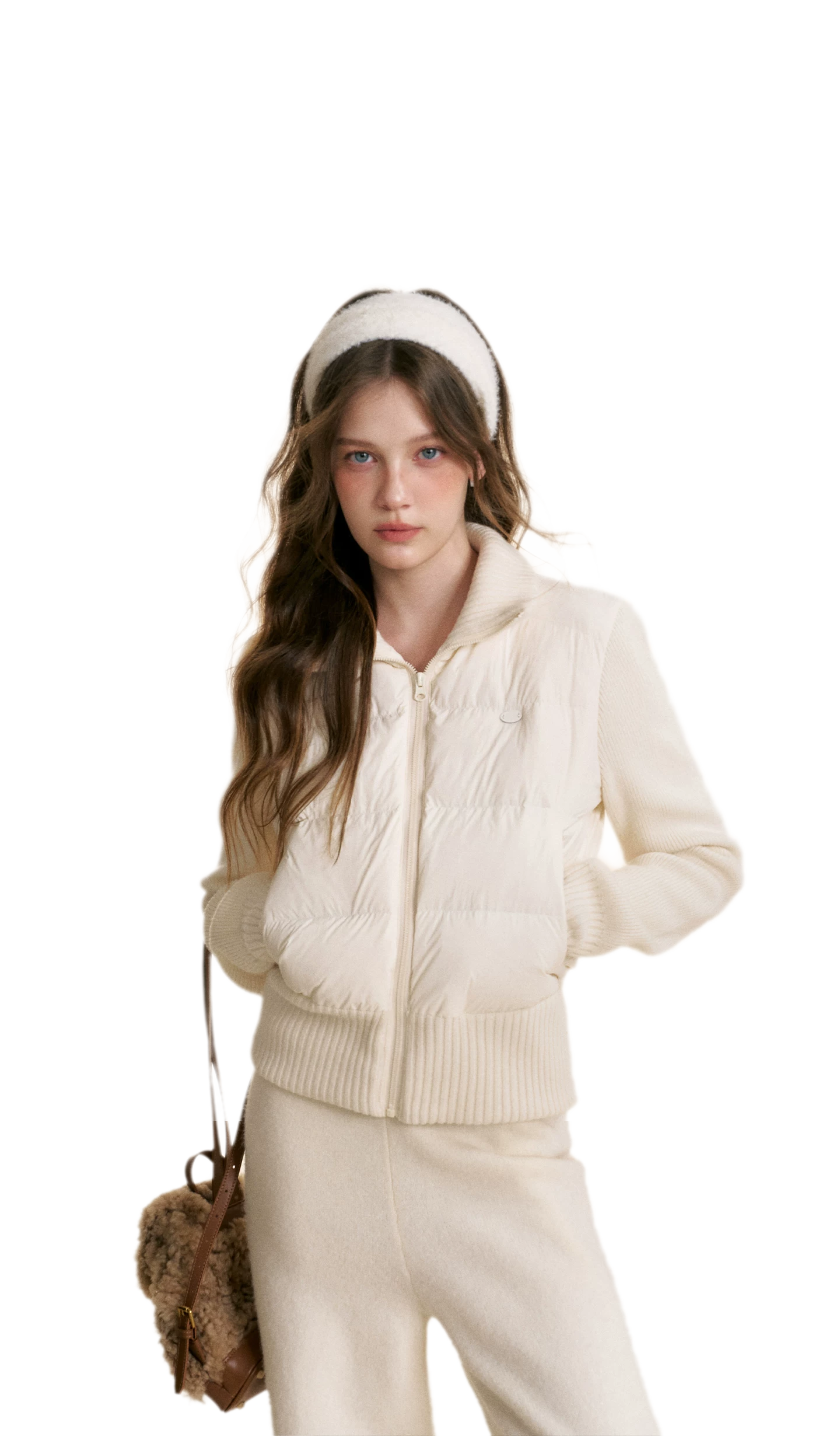 Wool Knit Down Jacket