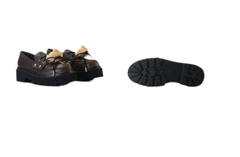 Loafer mit Schleife aus Maßband