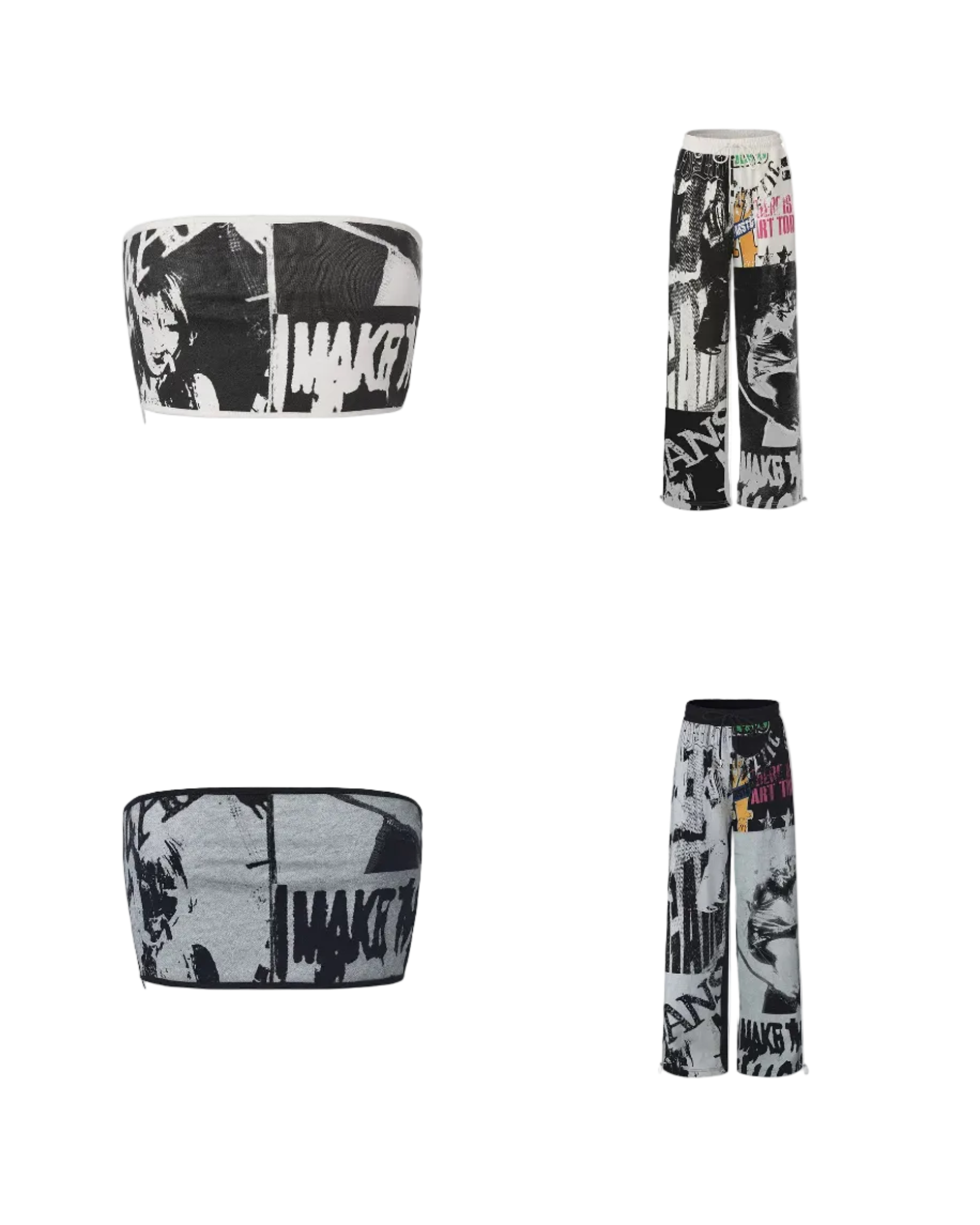 Lightweight Bandeau & Pants Set