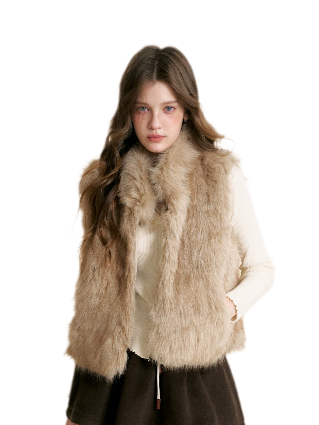 Eco Faux Fur Vest