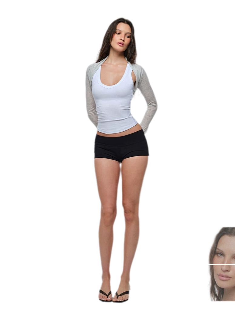 High-Stretch Slim Shorts