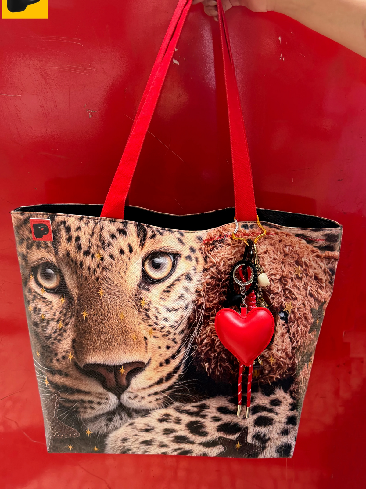 Leopard Print Oversized Tote Bag