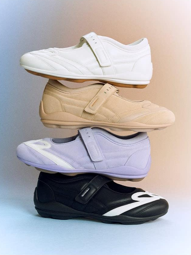 Sporty Open Mary Jane Shoes