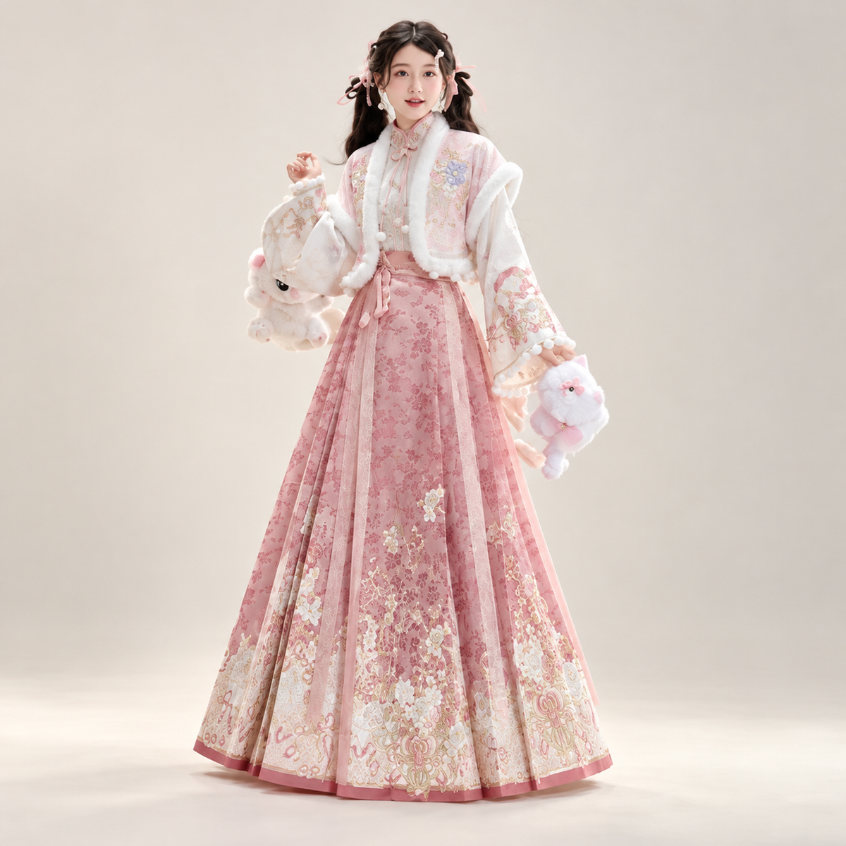 迪士尼玛丽猫-猫咪圆舞曲 Marie Cat Waltz Embroidered Mamian
