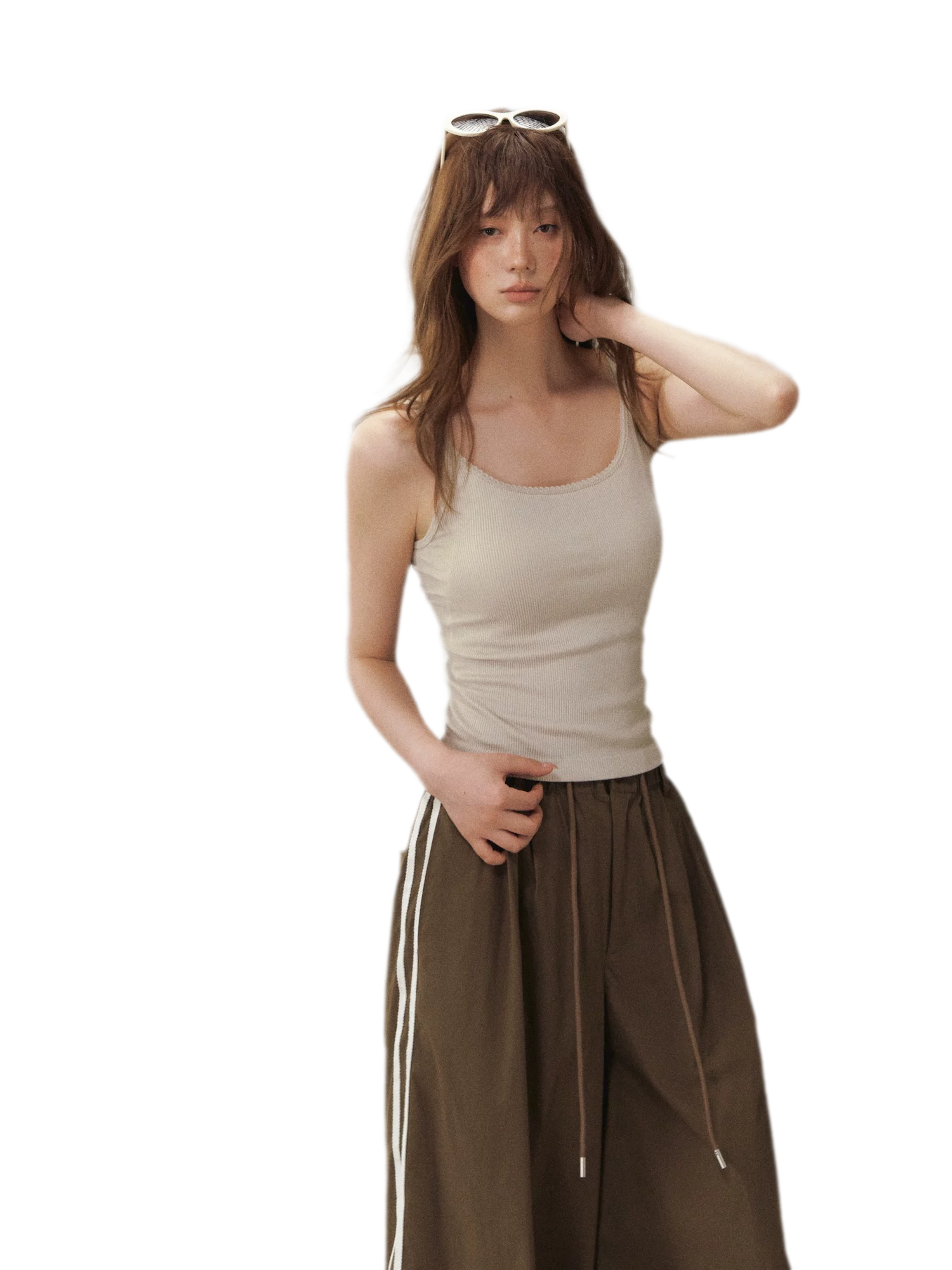 Lace Ribbed Cami