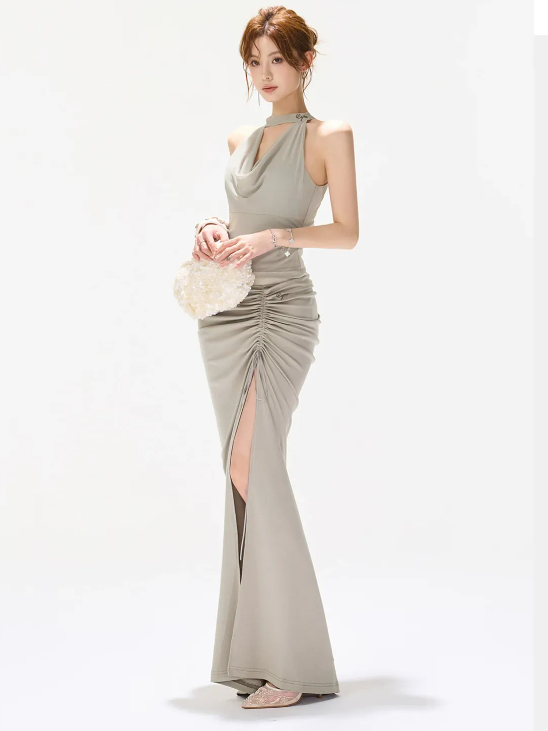 Ruched Mermaid Skirt