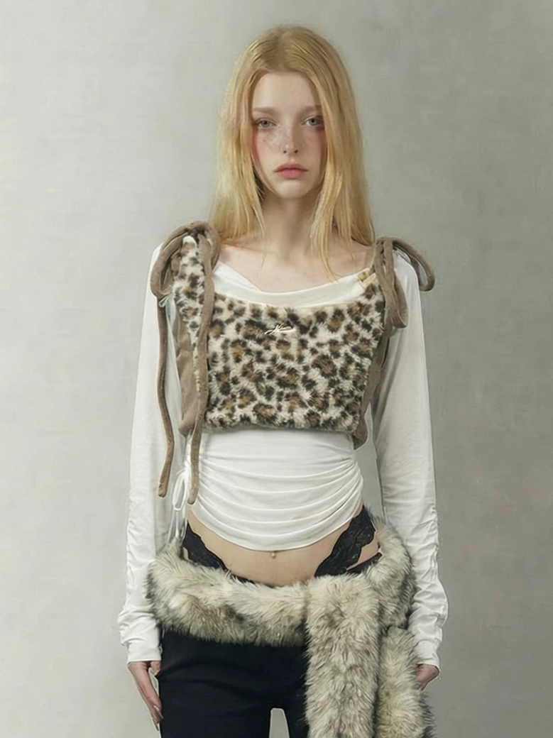 Layered Faux-Fur Statement Scarf