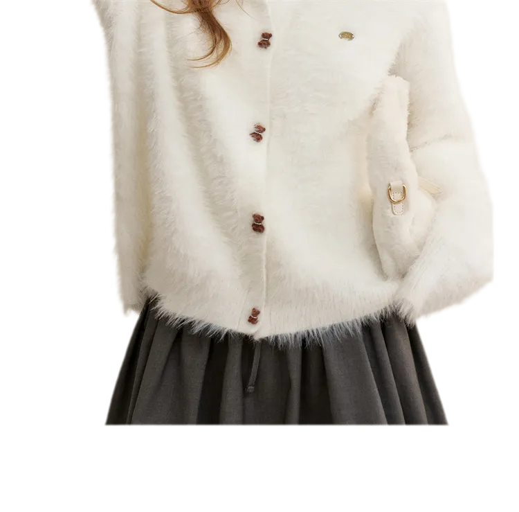 Snow Bear Knit Cardigan