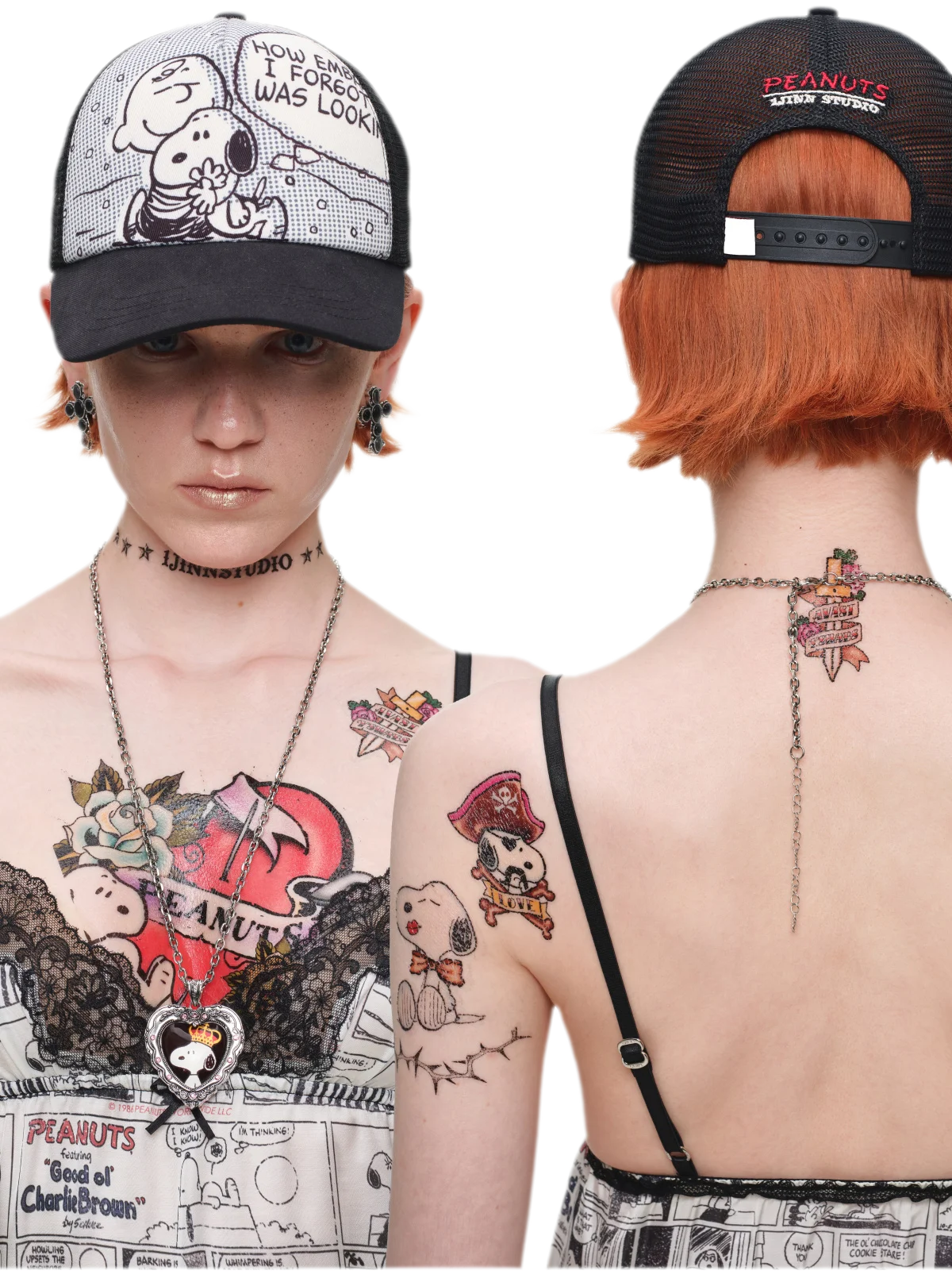 Trucker-Cap mit Kontrastpanels