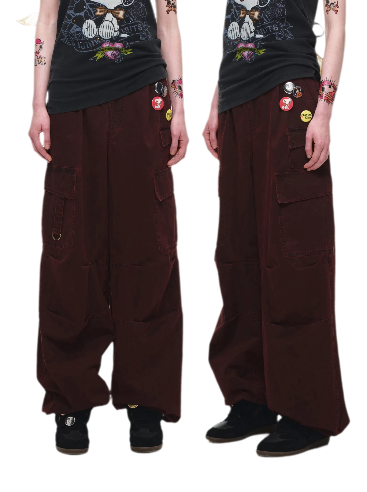 Washed Cargo Pants