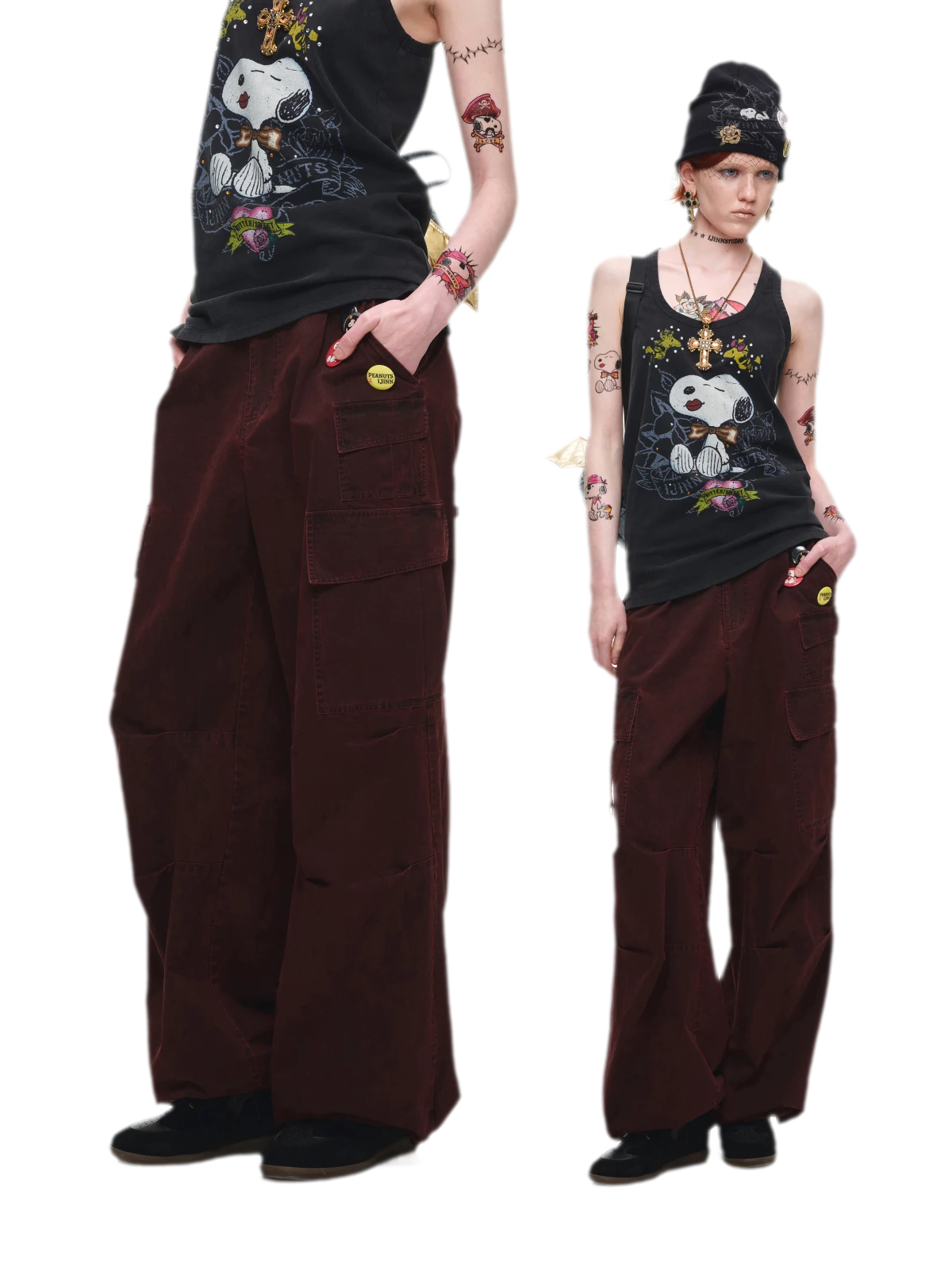 Washed Cargo Pants