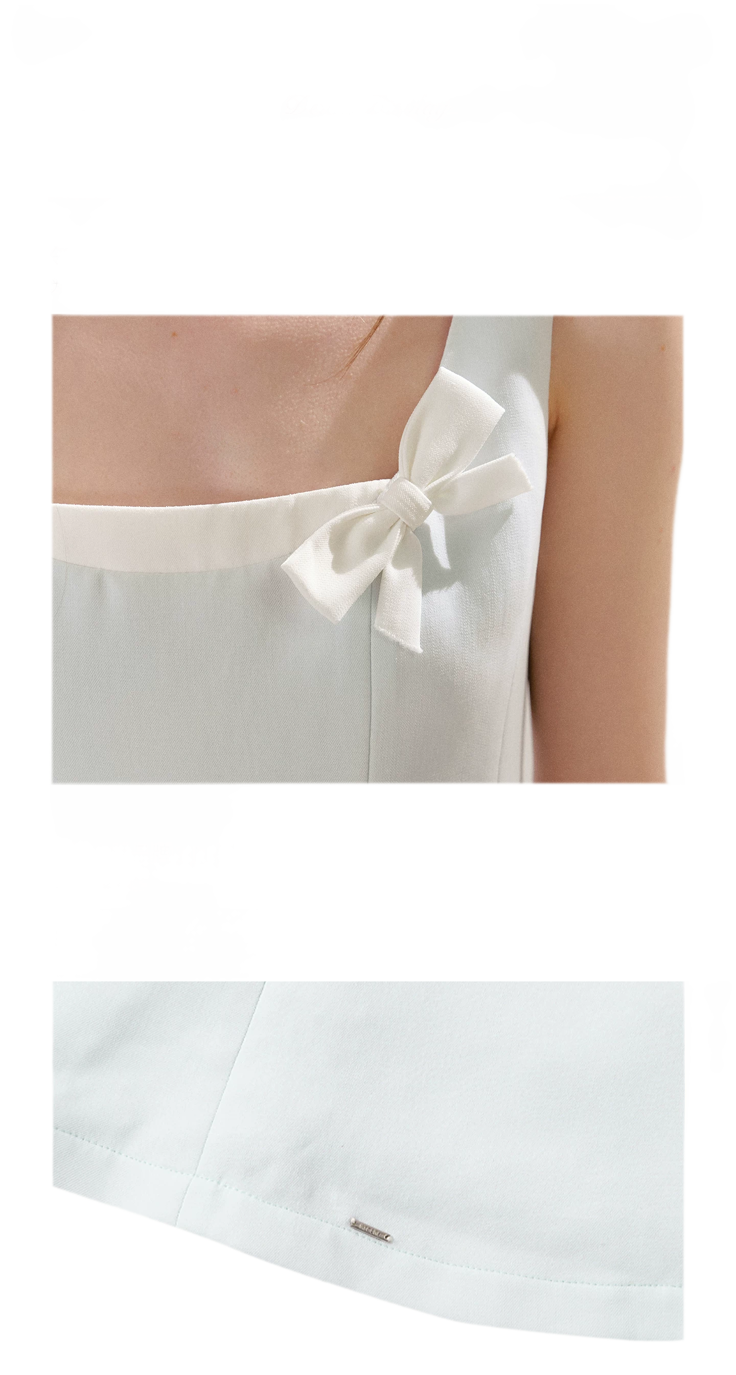 Bow Detail Short A-Line Dress
