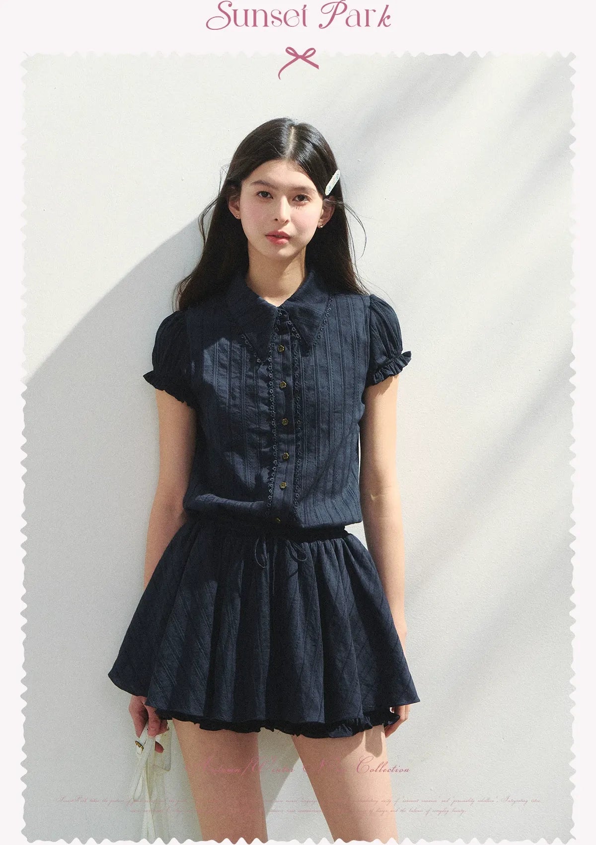 Cotton Waist-Shaping Shirt Dress