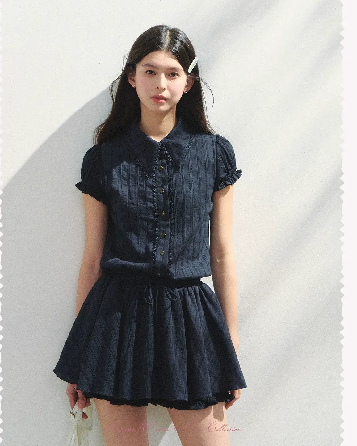 Cotton Waist-Shaping Shirt Dress | Final Sale