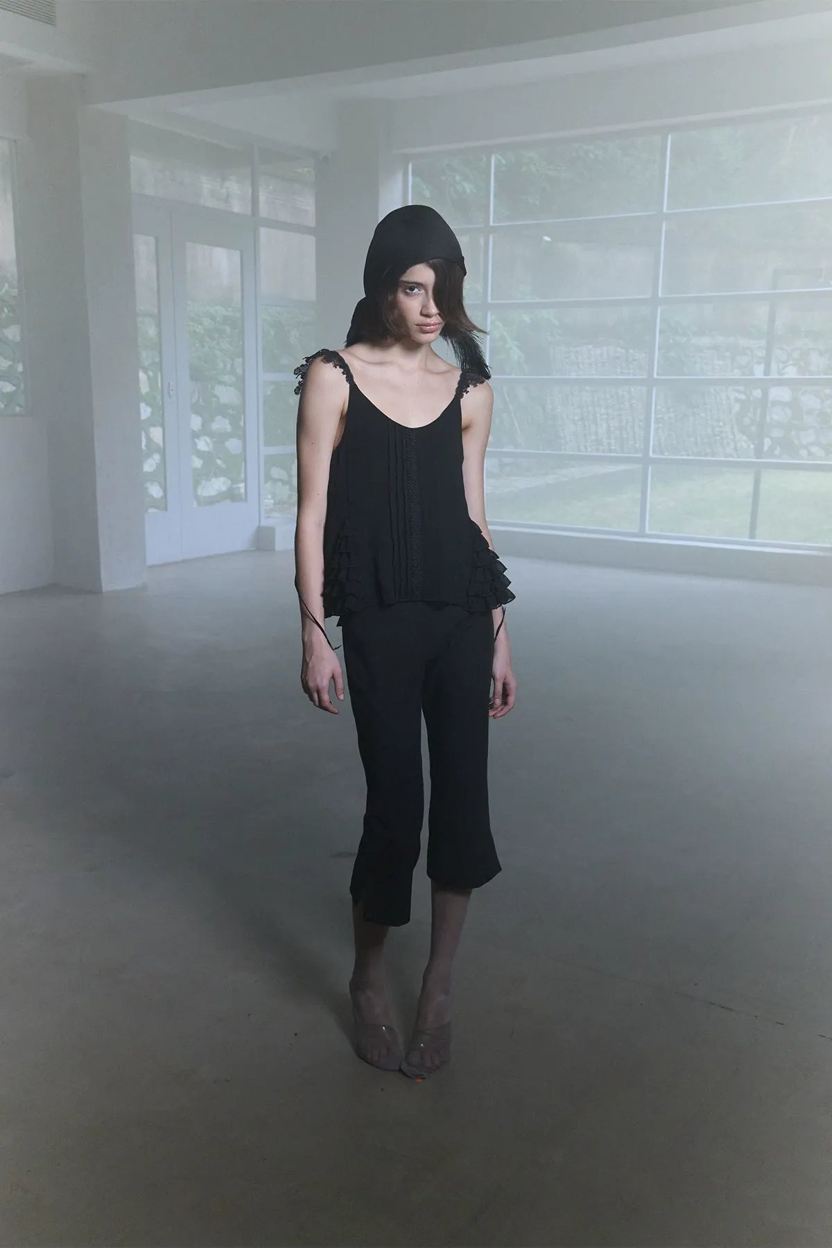 Layered Lace Ruffle Camisole