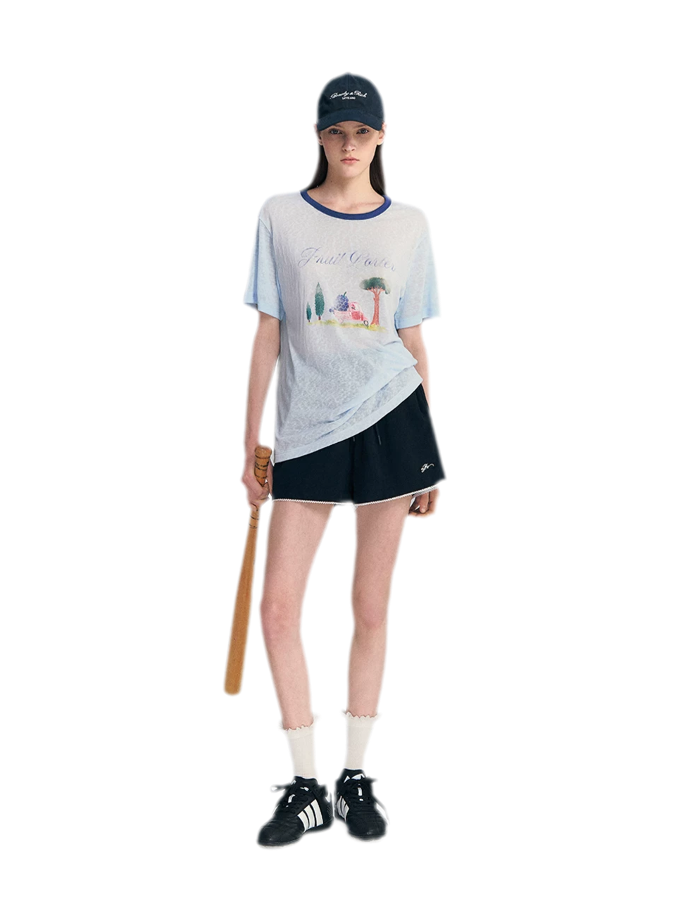 Lyocell Print T-Shirt
