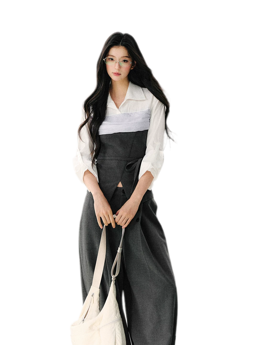 Minimal High Waist Trousers