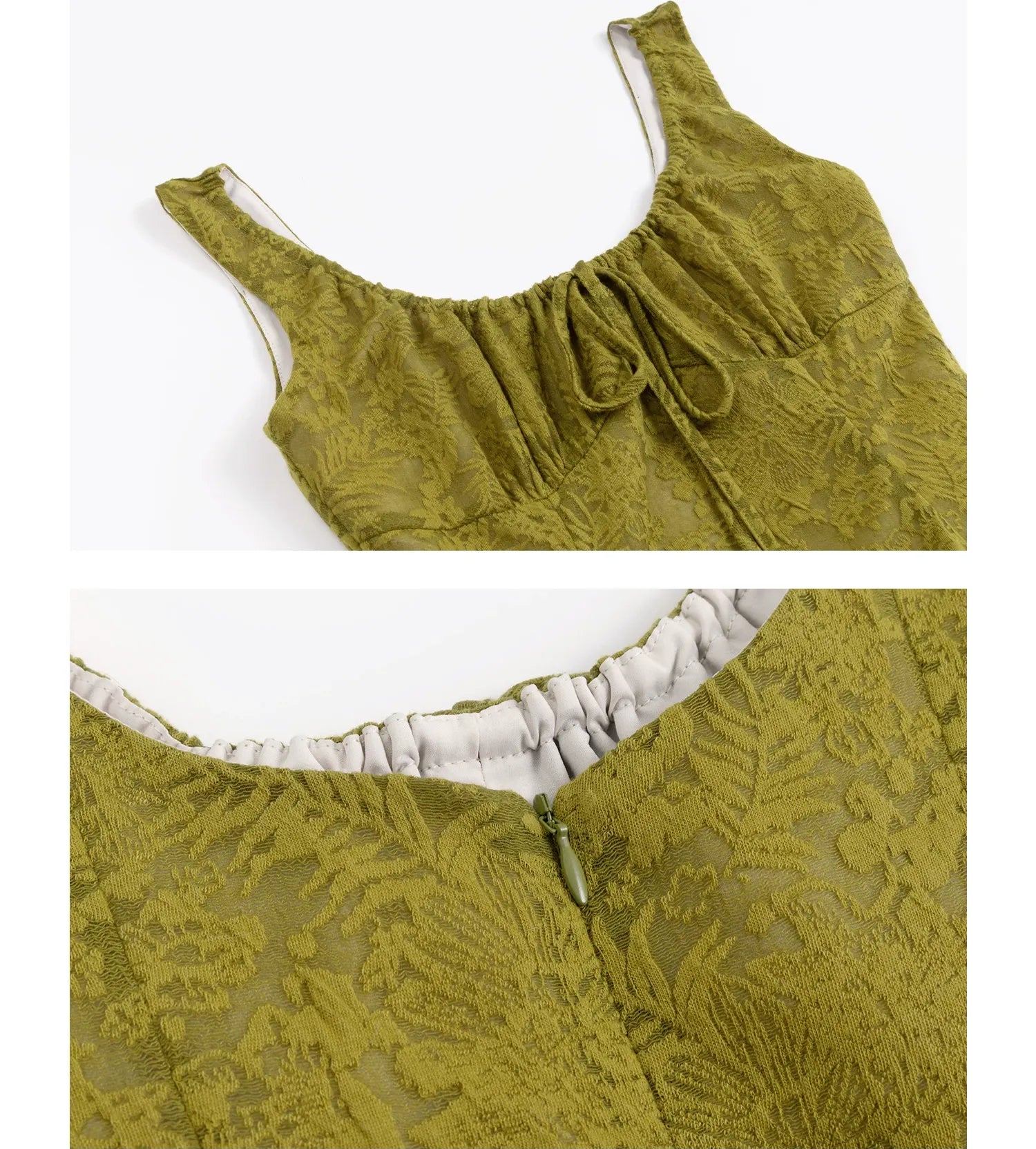 Moss Lace Waist Dress