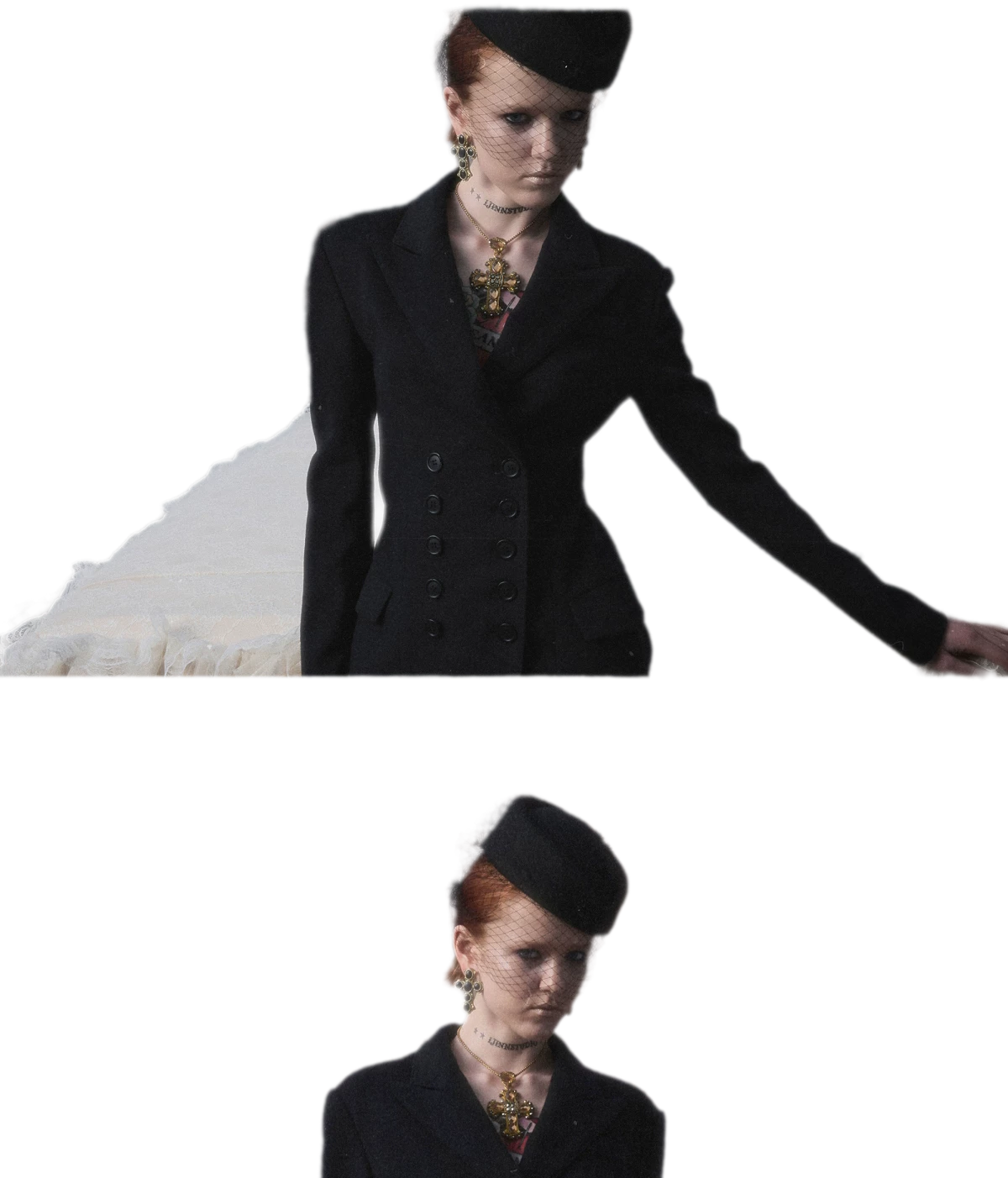 Wool Blend Tailored Blazer