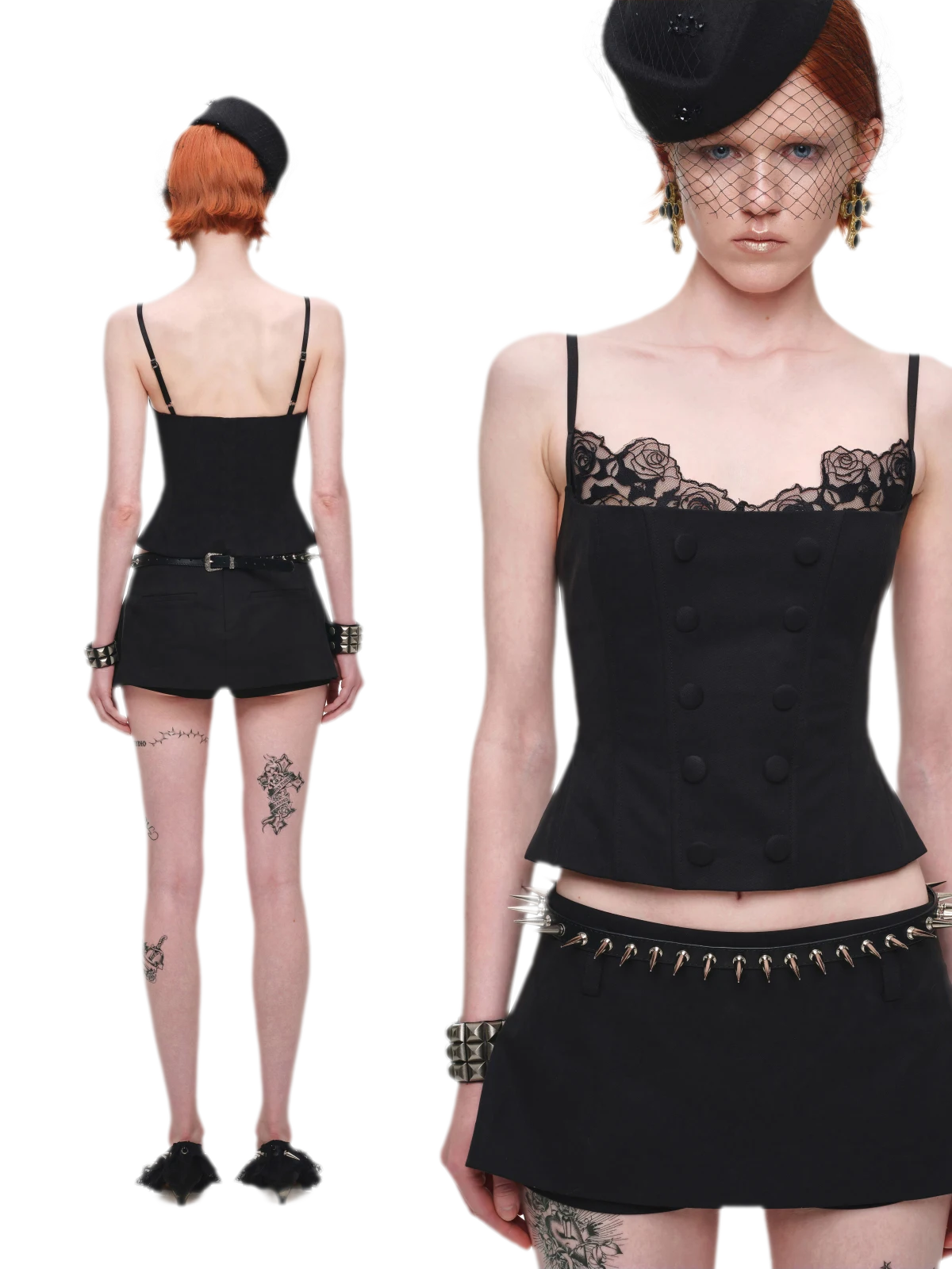 Structured A-Line Mini Skirt