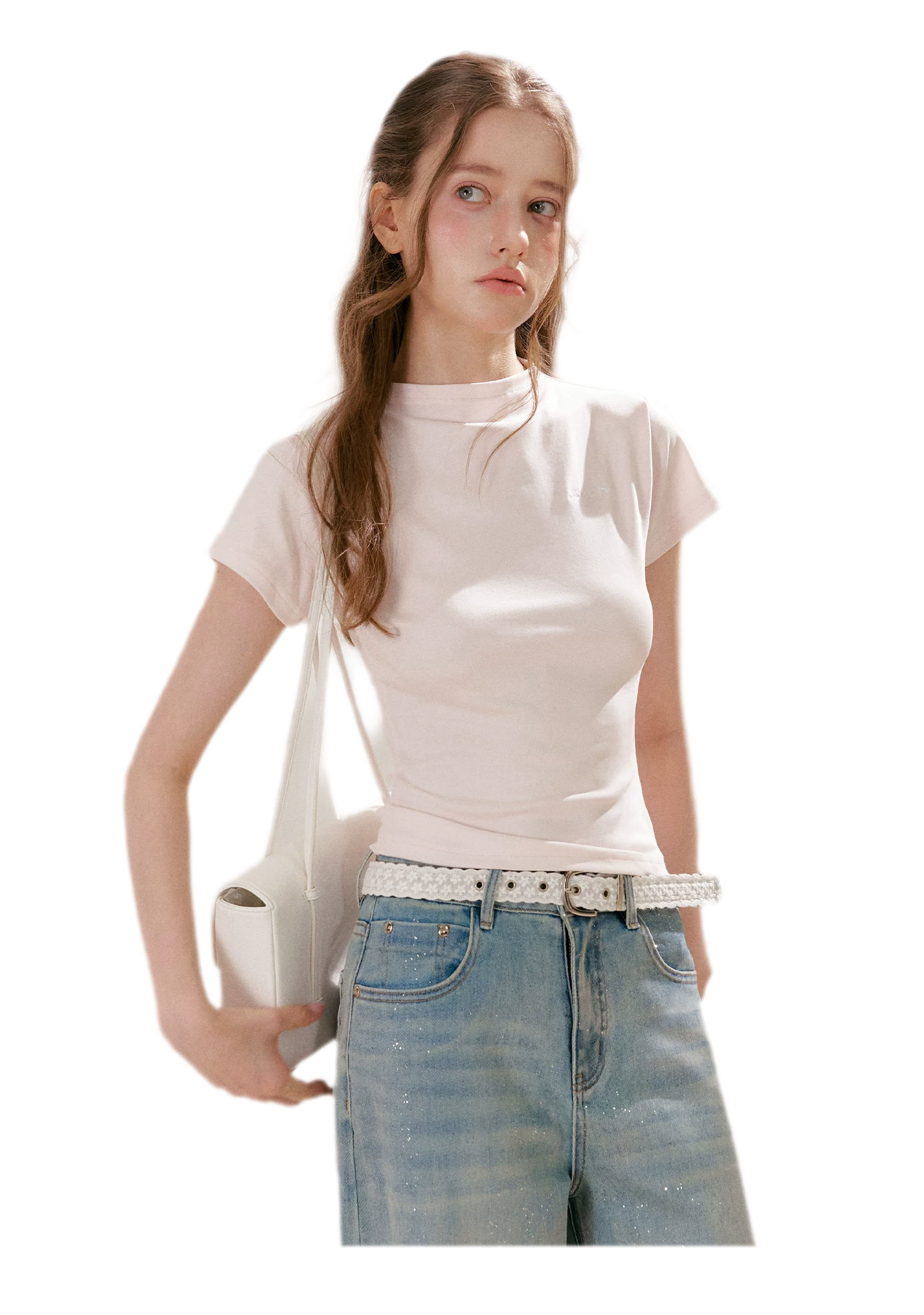Mock Neck Tee