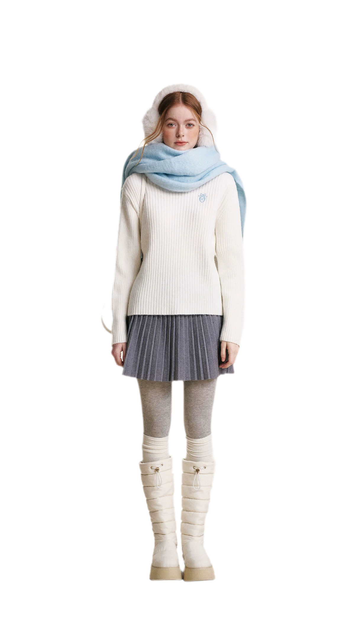 Winter Plush Long Scarf