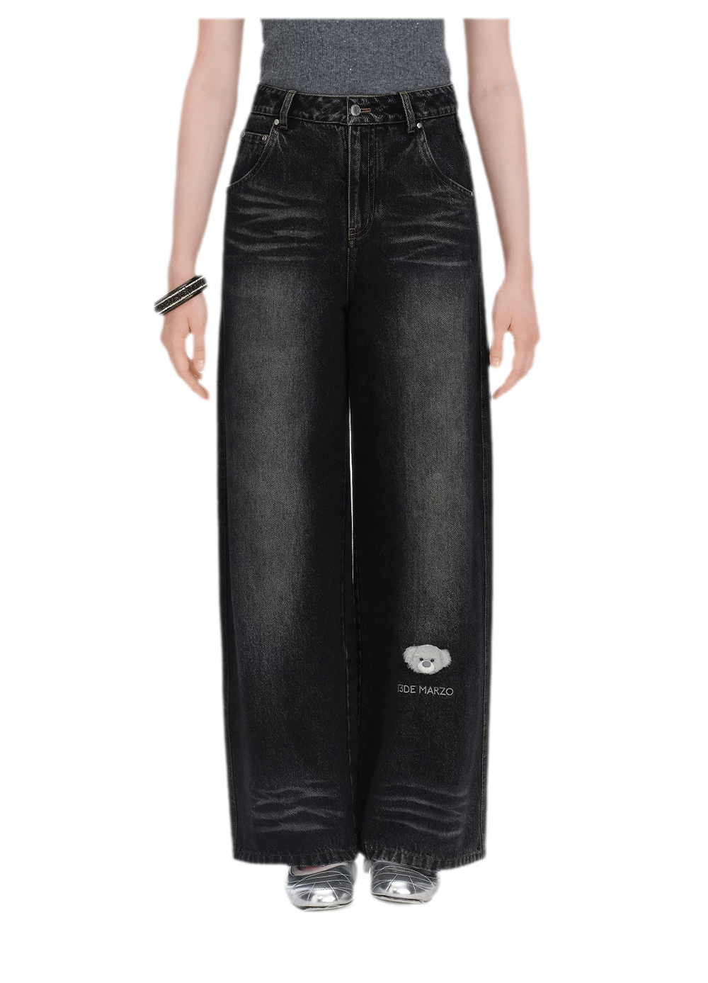 Bear Base Wide Jeans