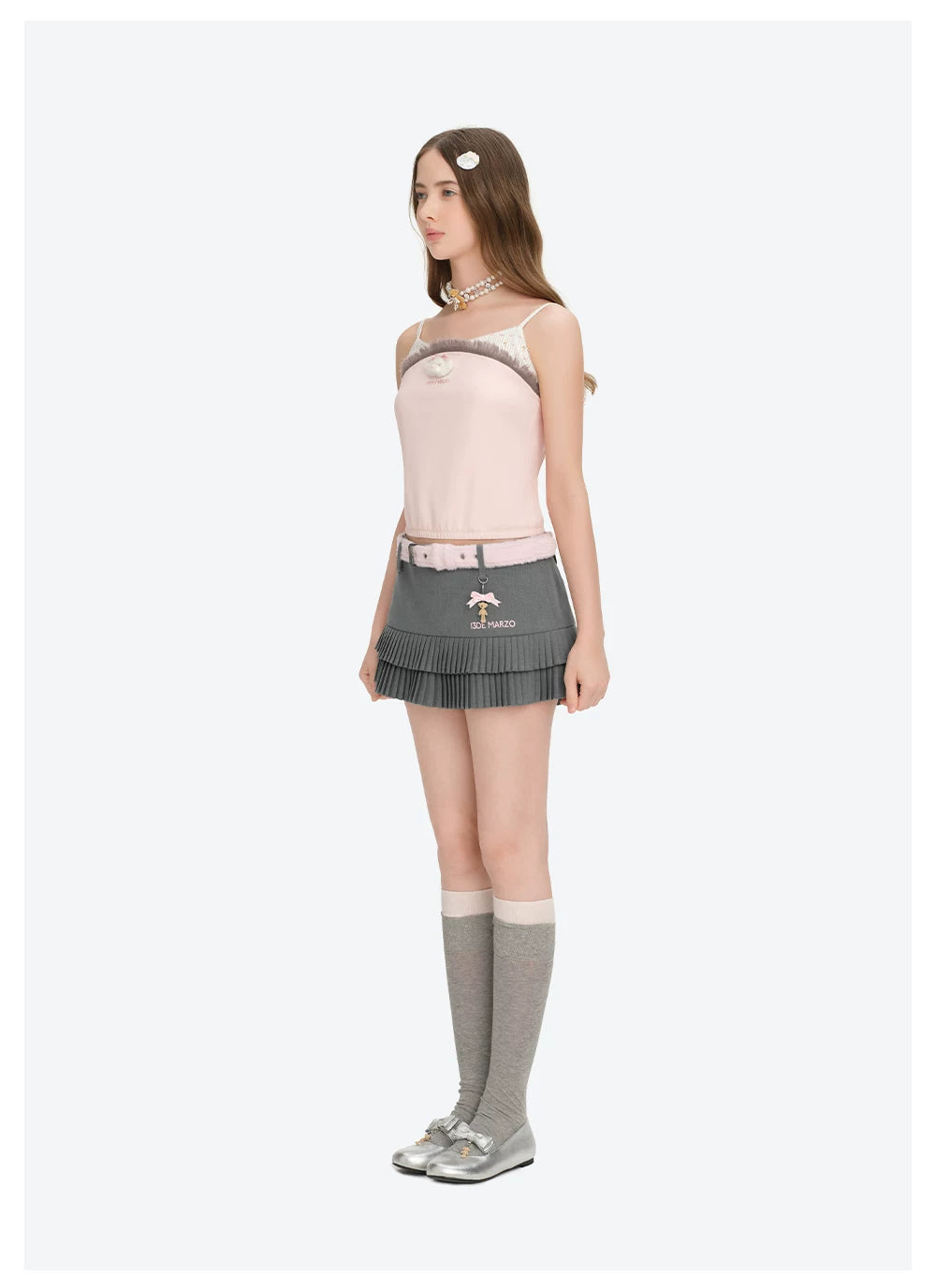 Two-Layer Tassel Camisole Vest